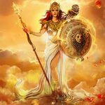 ArtStation - Athena Greek Mythology Goddess of War my virsio